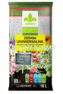Podłoże Ziemia Uniwersalna Bez Torfu 10L Kronen