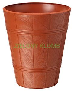 Palmówka Drewnopodobna 22 cm Kolor Tarrakota 1 Form