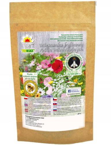Mieszanka Roślin Miododajnych Na Tereny Podmokłe 100G Toraf