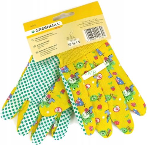 Rękawiczki Żółte Dla Dzieci Rozmiar 4 Greenmill