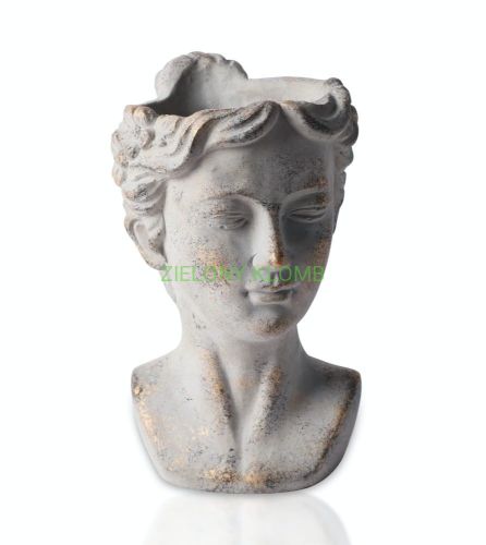Donica Osłonka Głowa Szara Beton Kobieta