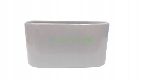 Doniczka Osłonka Ceramik Capri Storczyk Szara Duża