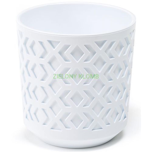 Doniczka Aztek 300 Biały/Biały Lamela