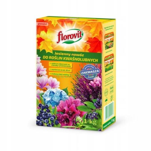Nawóz Jesienny Do Roślin Kwaśnolubnych 1 KG Florovit