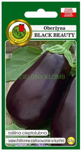 Nasiona Oberżyna Black Beauty 0,5G PNOS