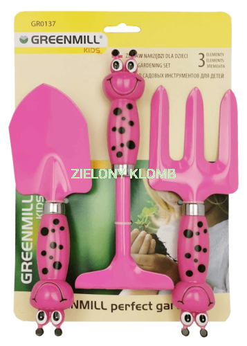 Zestaw Narzędzi Dla Dzieci Różowy GR0137 Greenmill