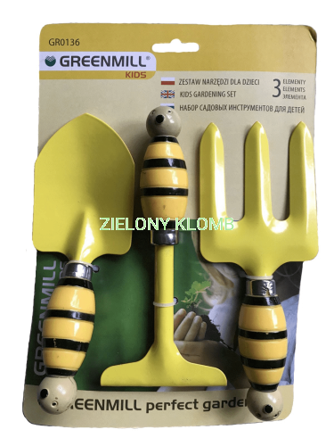 Zestaw Narzędzi Dla Dzieci Żółty GR0136 Greenmill