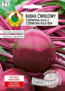 Nasiona Na Taśmę Burak Ćwikłowy Czerwona Kula PNOS