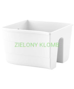Donica Balustradowa Fala Biała 30 cm Biała