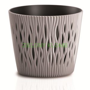 Doniczka Sandy Round DSR 130 Mokka Propserplast