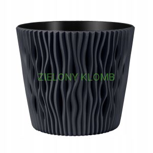 Doniczka Sandy Round DSR 160 Antracyt Prosperplast