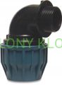 Kolano PE 20-1/2" M PN10 Elysee