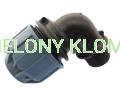Kolano PE 25-3/4" M PN10 Elysee