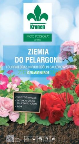 Podłoże Do Pelargonii I Surfinii 20L Kronen