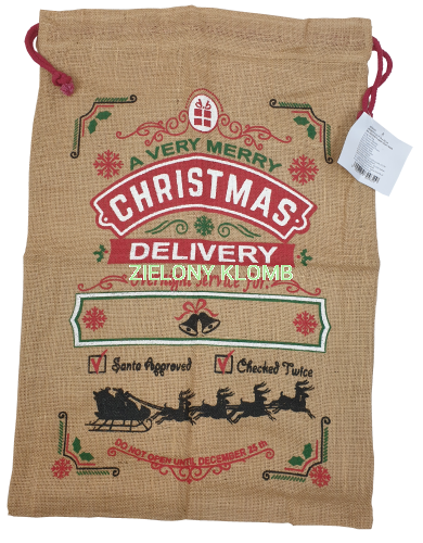 Worek Jutowy Na Prezent 70x50 CM