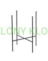 Stojak Metalowy Czarny 05.186.19 Polnix