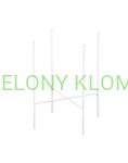 Stojak Metalowy Biały 05.250.19 Polnix