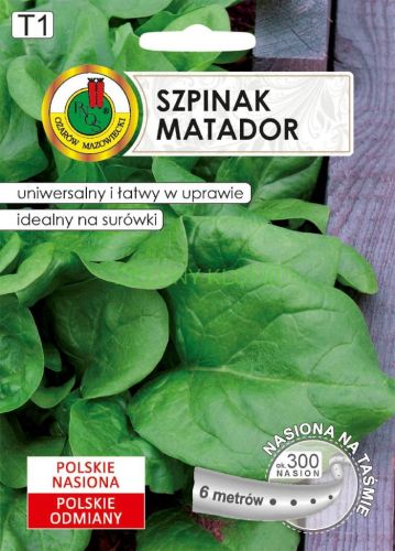 Nasiona Na Taśmę Szpinak Matador PNOS