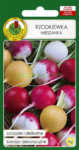 Nasiona Rzodkiewka Mix Odmian 6G PNOS
