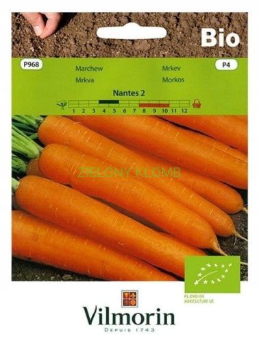Nasiona Bio Marchew Nantes 5G Vilmorin
