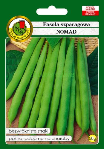 Nasiona Fasola Szparagowa Zielona Karłowa Nomad 50G PNOS