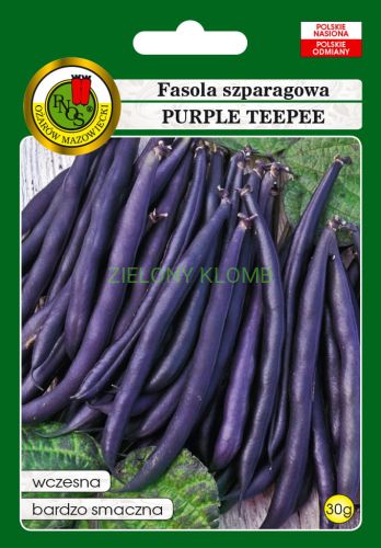 Nasiona Fasola Szparagowa Purple Teepee 30G PNOS