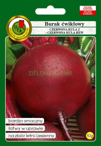 Nasiona Burak Ćwikłowy Czerwona Kula 2 10G PNOS
