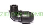 Kolano PE 20-1/2" M PN10 Fish