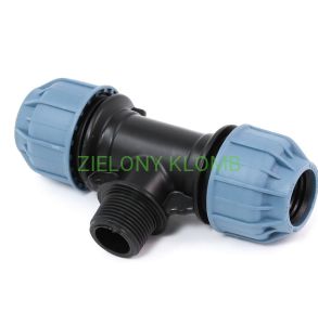 Trójnik PE 20-1/2"-20 M PN10 Elysee