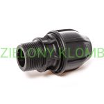 Przelot Złączka PE 16-1/2" M PN10 Fish