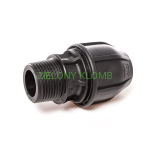 Przelot Złączka PE 16-3/4" M PN10 Fish