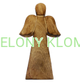 Świąteczna Drewniana Figurka Anioła 24,5 cm