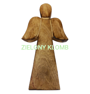 Świąteczna Drewniana Figurka Anioła 24,5 cm