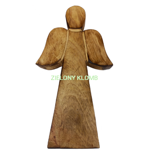 Świąteczna Drewniana Figurka Anioła 24,5 cm