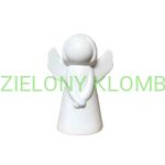 Figurka Ceramiczna Anioł Biały Aniołek 12CM