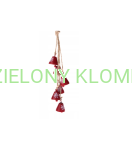 Zawieszka Świąteczna Dzwoniące Dzwoneczki Czerwone