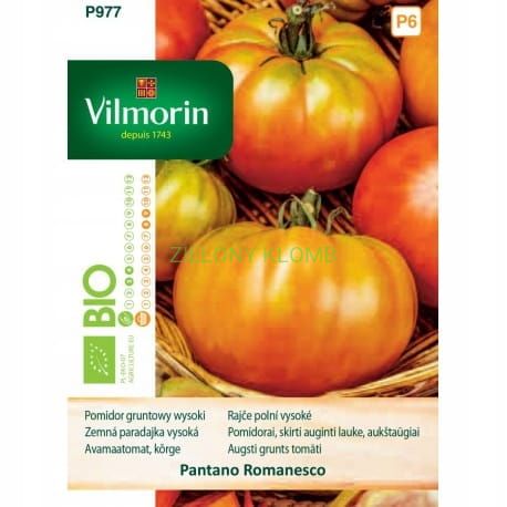 Nasiona Bio Pomidor Pantano Romanesco 0,5g Vilmorin
