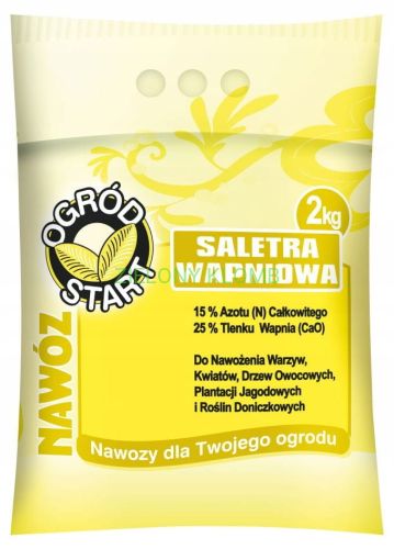 Saletra Wapniowa 2KG Ogród Start