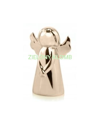 Figurka Ceramiczny Aniołek Złoty 12CM Polnix