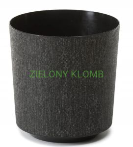 Osłonka Gama 190 Textil Biały/Czarny Lamela