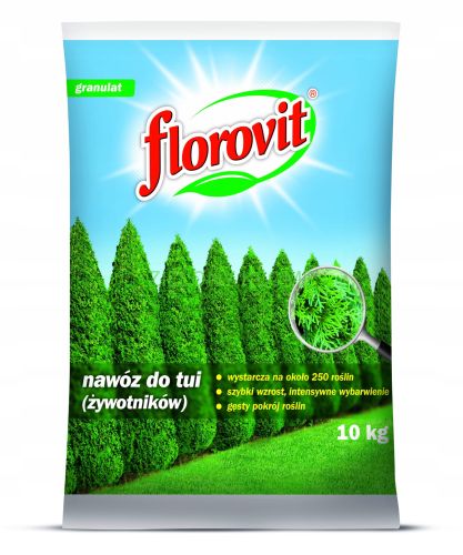 Nawóz Do Tui Żywotników 10 KG Florovit