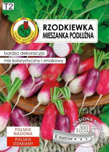 Nasiona Rzodkiewka Podłużna Mieszanka Taśma 6M PNOS