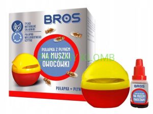 Pułapka Na Muszki Owocówki z Płynem Bros