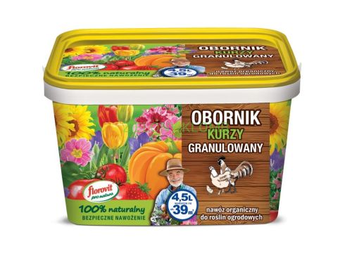 Obornik Granulowany Kurzy 4,5 L Florovit