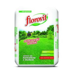 Nawóz Z Żelazem Do Trawnika Z Mchem  25KG Florovit