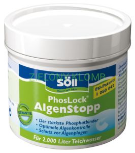 Phoslock Algen Stop 250GR 17030 Soll