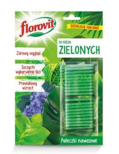 Pałeczki Do Roślin Zielonych 20 SZT 100 Dni Florovit