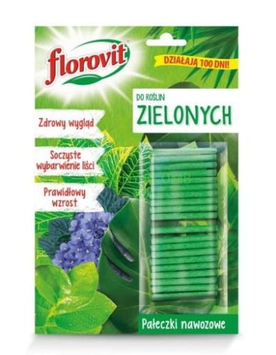 Pałeczki Do Roślin Zielonych 20 SZT 100 Dni Florovit