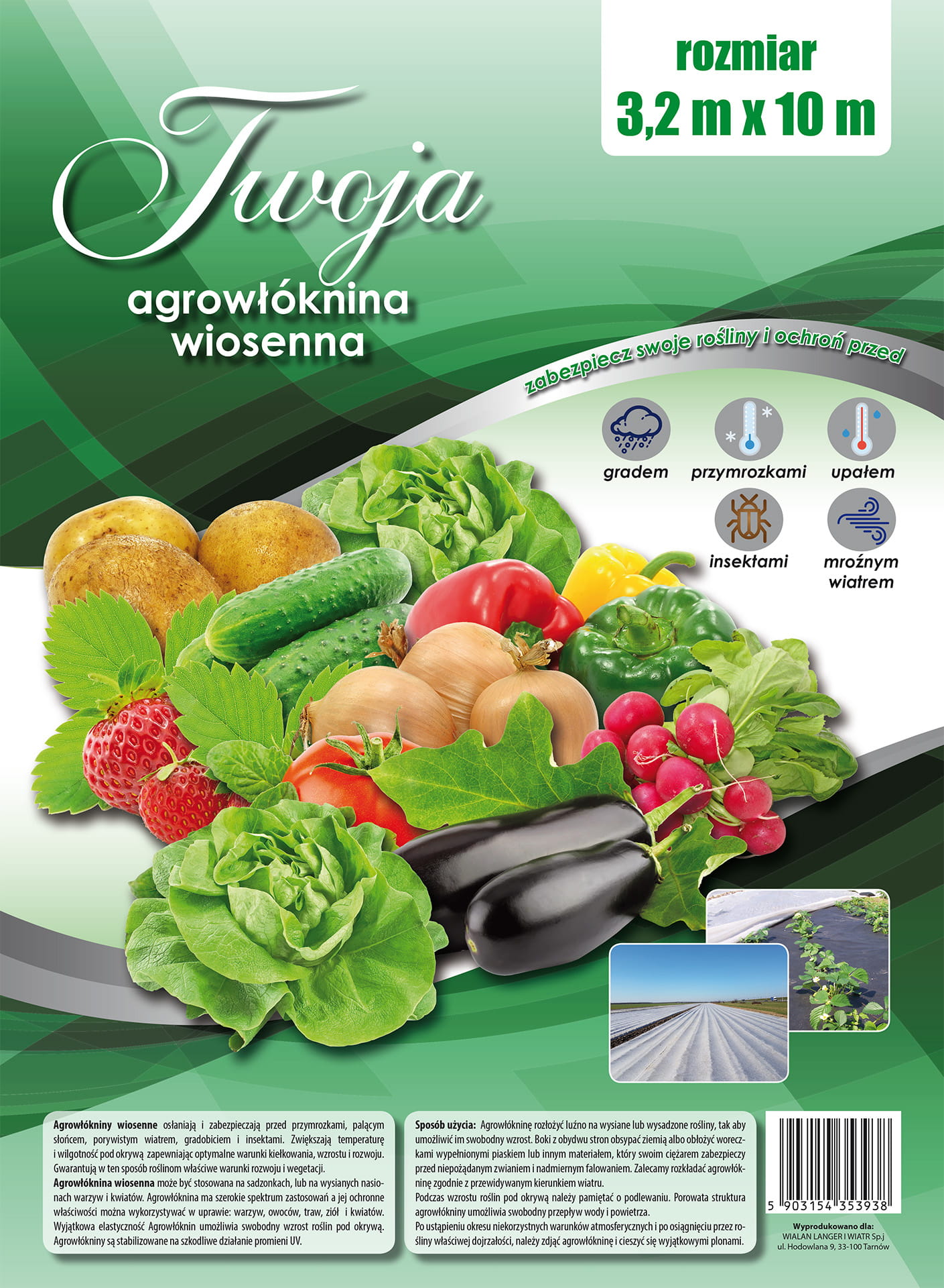 włóknina wiosenna 3,2x10