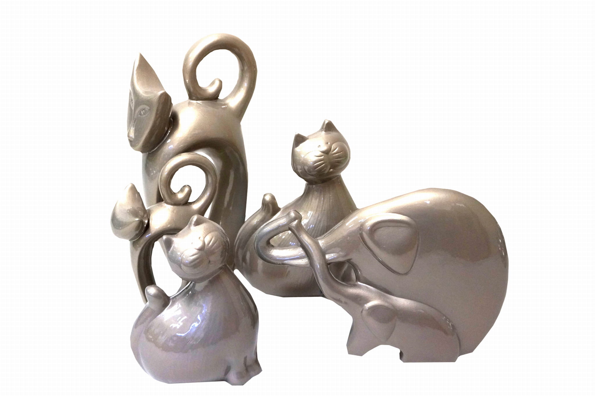 figurki ceramiczne koty